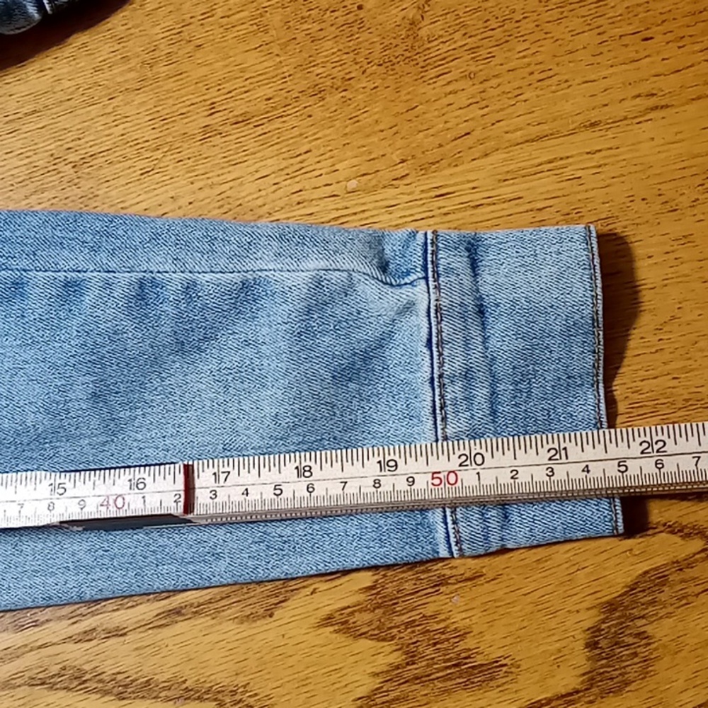 OLD NAVY Jeans Jacket Womens XS BLUE Denim Preowned Coat Winter Used Spring - Picture 5 of 9